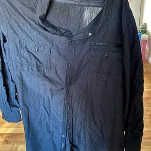 4XL button-up